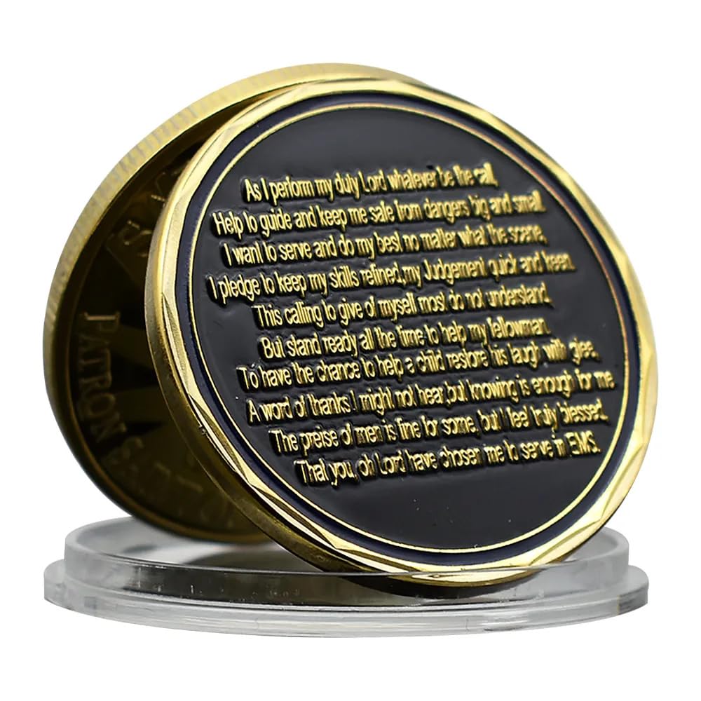 Amazon.co.jp: スターオブライフ 記念コインアスクレピオスの杖 救急